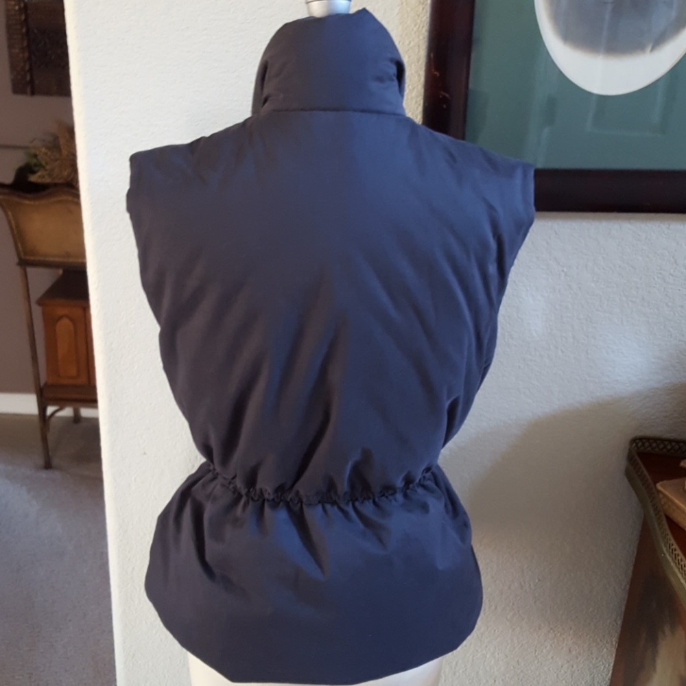 James Perse Dark Gray Puffer Vest - Picture 3 of 8